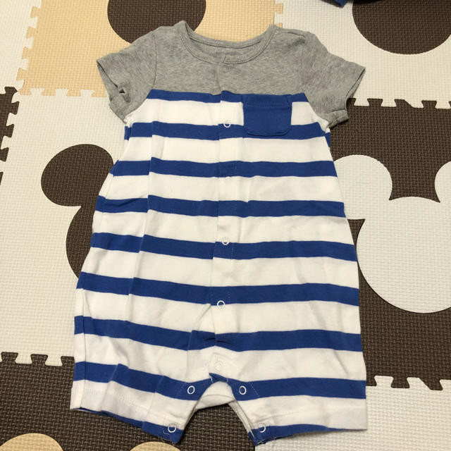 babyGAP(ベビーギャップ)のbaby Gap♡くま耳パーカー80cm＆ロンパース70cm2点セット キッズ/ベビー/マタニティのベビー服(~85cm)(カーディガン/ボレロ)の商品写真