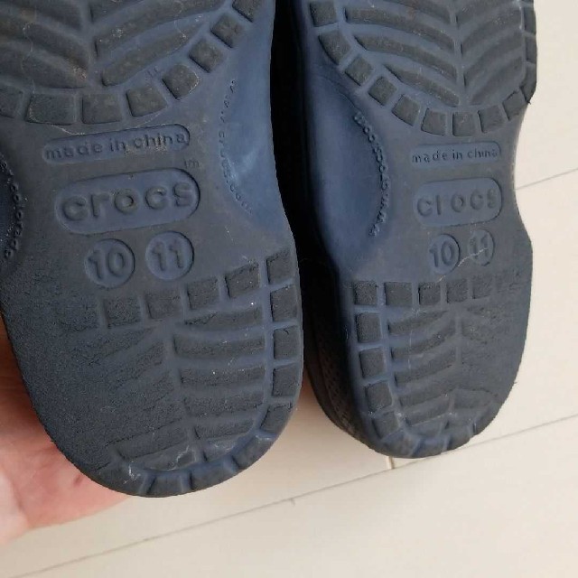 crocs(クロックス)のまもりま様専用です。クロックス　キッズ　17.5センチ キッズ/ベビー/マタニティのキッズ靴/シューズ(15cm~)(サンダル)の商品写真