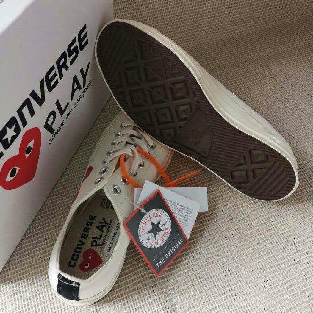 CONVERSE(コンバース)のCDG Play x Converse 布靴 カップル レディースの靴/シューズ(スニーカー)の商品写真