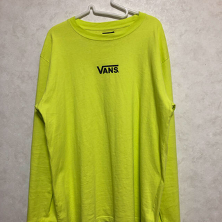 ヴァンズ(VANS)のVANS ロングTシャツ(イエロー)(Tシャツ/カットソー(七分/長袖))