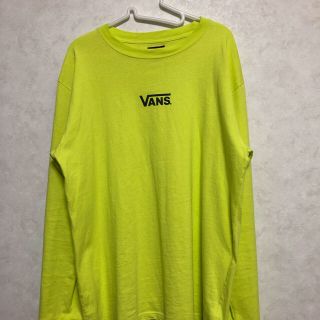 ヴァンズ(VANS)のVANS ロングTシャツ(イエロー)(Tシャツ/カットソー(七分/長袖))