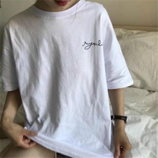 Ｔシャツ 韓国ファッション(Tシャツ(半袖/袖なし))