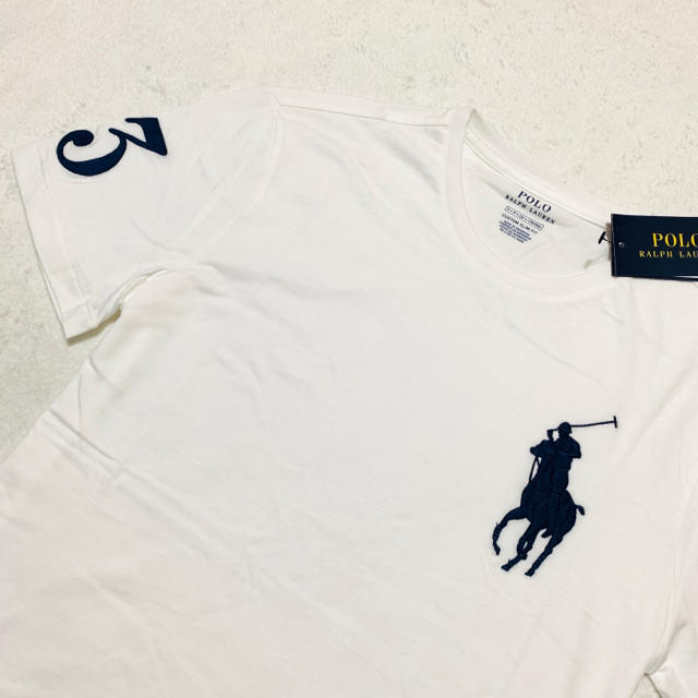 POLO RALPH LAUREN(ポロラルフローレン)のひろ様 専用。  ビッグポニーTシャツ /Whi メンズのトップス(Tシャツ/カットソー(半袖/袖なし))の商品写真