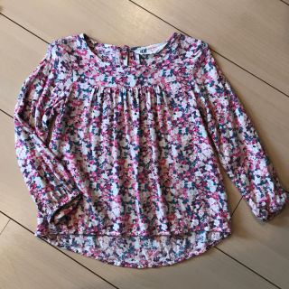 エイチアンドエム(H&M)の104 ブラウス 花柄(ブラウス)