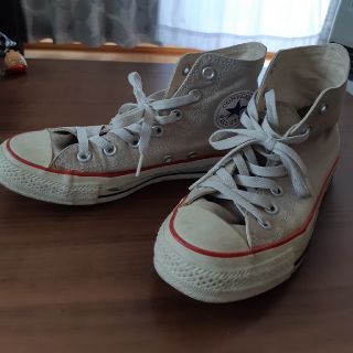 コンバース(CONVERSE)のCONVERSE　ハイカット*ベージュ(スニーカー)