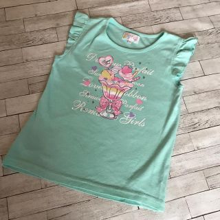 マザウェイズ(motherways)の＊マザウェイズ ＊ミントカラー＊ノースリーブ ＊120(Tシャツ/カットソー)