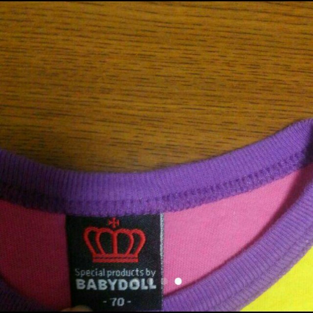 BABYDOLL(ベビードール)のベビードール ロンパース 70 キッズ/ベビー/マタニティのベビー服(~85cm)(ロンパース)の商品写真