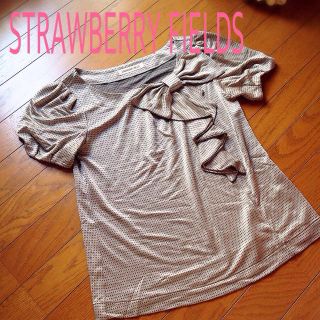 ストロベリーフィールズ(STRAWBERRY-FIELDS)のストロベリーフィールズリボントップス(シャツ/ブラウス(半袖/袖なし))