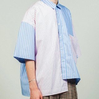 ジエダ(Jieda)のJieDa / STRIPE ASYMMETRY SHIRT(シャツ)