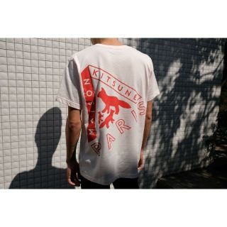 メゾンキツネ(MAISON KITSUNE')のmaison kitsune  NEWoMan限定 Tシャツ(Tシャツ/カットソー(半袖/袖なし))