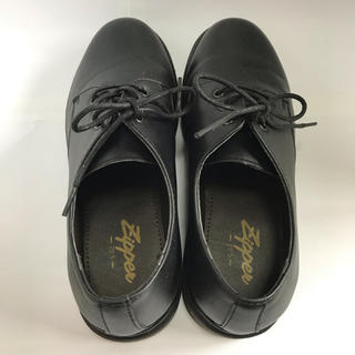ローリーズファーム(LOWRYS FARM)のzipper 合皮 紐靴(ローファー/革靴)