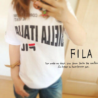 フィラ(FILA)の新品＊FILA＊ロゴT(Tシャツ(半袖/袖なし))