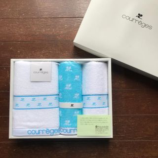 クレージュ(Courreges)の未使用 courreges タオルセット(タオル/バス用品)