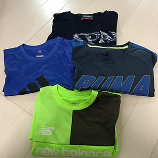 ニューバランス(New Balance)のTシャツ4点セット 160 アディダス ニューバランス プーマ スポルディング(Tシャツ/カットソー)