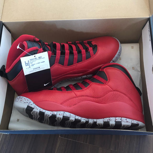 専用 NIKE.com限定 NIKE AIR JORDAN 10 RED 赤