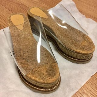 マウジー(moussy)の完売MOUSSY JUTE SOLE SANDAL クリアMサイズ(サンダル)