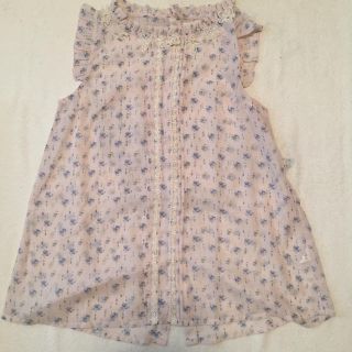 アクシーズファム(axes femme)のアクシーズファム レーストップス タンクトップ 夏物 ピンク 花柄(カットソー(半袖/袖なし))