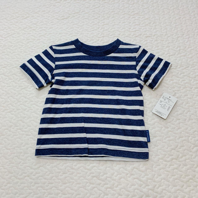 MUJI (無印良品)(ムジルシリョウヒン)のボーダー Tシャツ 80 キッズ/ベビー/マタニティのベビー服(~85cm)(Ｔシャツ)の商品写真