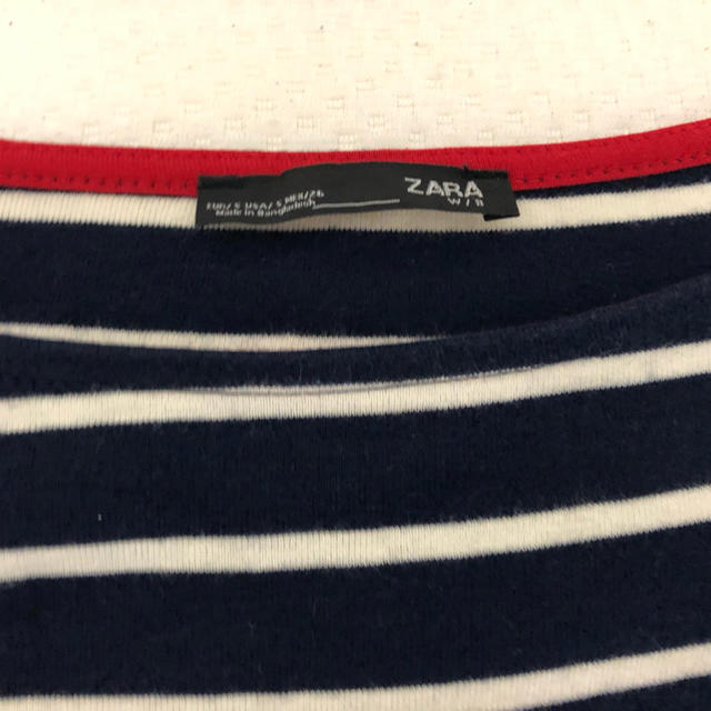 ZARA(ザラ)のZARA ボーダーシャツ レディースのトップス(Tシャツ(長袖/七分))の商品写真