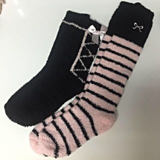 《引越しの為値下げ》もこもこルームソックス2足セット【美品】(ルームウェア)