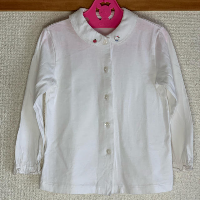 familiar(ファミリア)のファミリア ブラウス 白 110cm キッズ/ベビー/マタニティのキッズ服女の子用(90cm~)(ブラウス)の商品写真