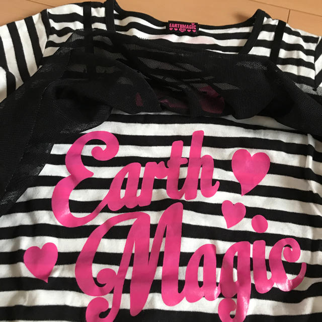 EARTHMAGIC(アースマジック)のアースマジックワンピース❣️ キッズ/ベビー/マタニティのキッズ服女の子用(90cm~)(ワンピース)の商品写真