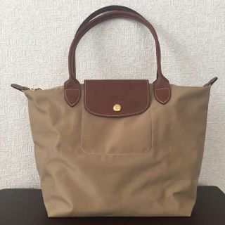 ロンシャン(LONGCHAMP)の美品ロンシャン プリアージュS ベージュ(トートバッグ)