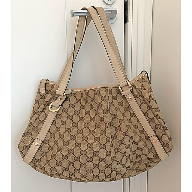 Gucci(グッチ)のGUCCI☆ グッチ トートバック 肩掛け White レディースのバッグ(トートバッグ)の商品写真