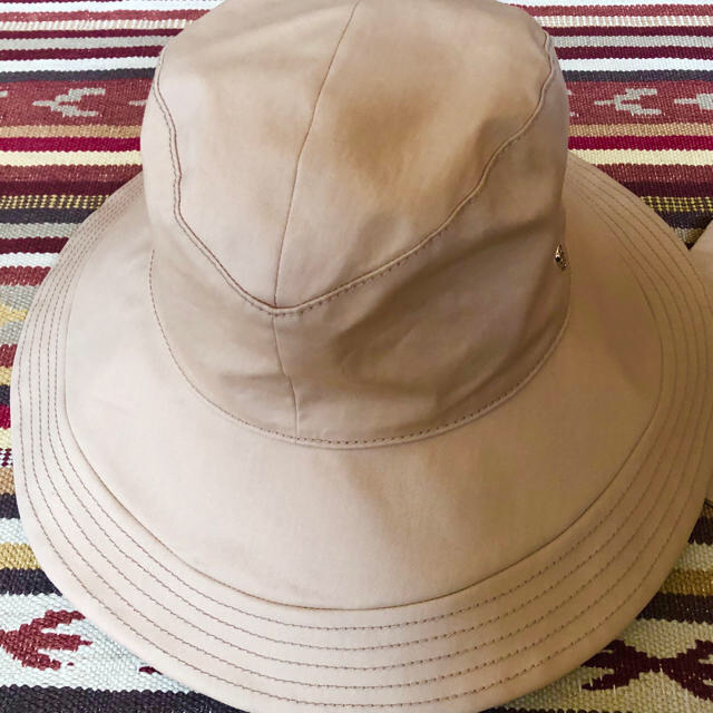 HELEN KAMINSKI(ヘレンカミンスキー)の新品 ヘレンカミンスキー つば広帽子 ハット 綿 撥水UV 軽量 ベージュ収納可 レディースの帽子(ハット)の商品写真
