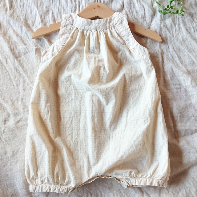 PETIT BATEAU(プチバトー)のプチバトー ショートオール 6m/67cm キッズ/ベビー/マタニティのベビー服(~85cm)(ロンパース)の商品写真