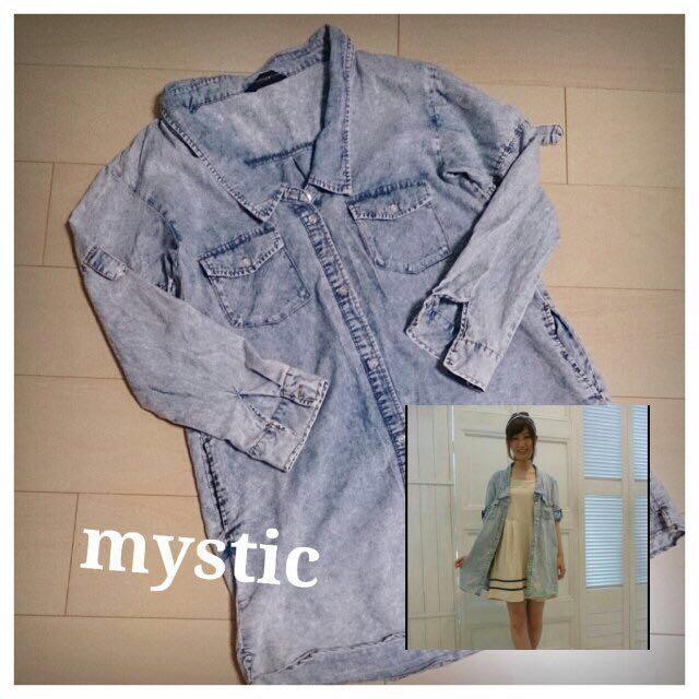 mystic(ミスティック)のmysticデニムワンピース♩ レディースのワンピース(ひざ丈ワンピース)の商品写真