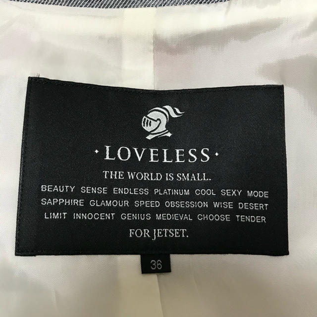 LOVELESS(ラブレス)のLOVELESS ラブレス ラヴレス ボーダー テーラードジャケット  レディースのジャケット/アウター(テーラードジャケット)の商品写真