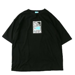 フリークスストア(FREAK'S STORE)の新品送料込 CREW ss LOGO TEE 黒XL 例のプール(Tシャツ/カットソー(半袖/袖なし))