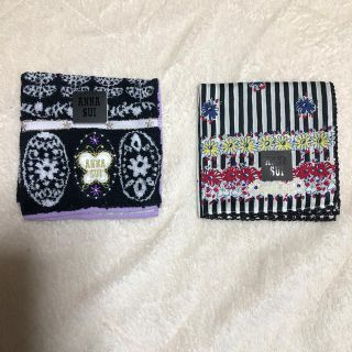 アナスイ(ANNA SUI)のANNA SUI  タオルハンカチ&ハンカチ２枚セット新品未使用(ハンカチ)