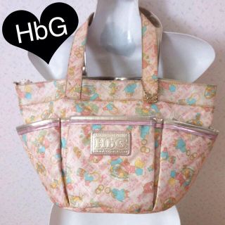 エイチビージー(HbG)の限定品♡HbGキキララ♡バッグ(ハンドバッグ)