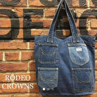 ロデオクラウンズワイドボウル(RODEO CROWNS WIDE BOWL)のロデオクラウン👑デニムバッグ🇺🇸(トートバッグ)