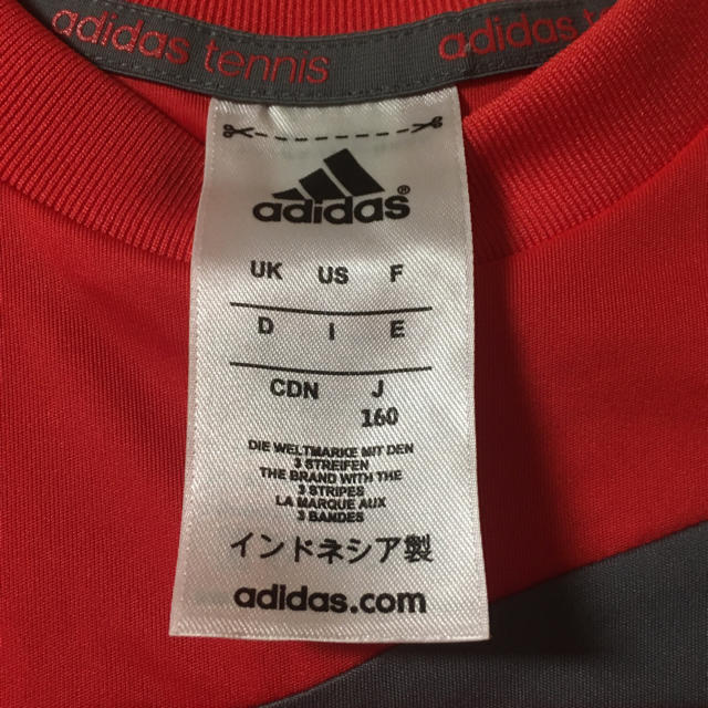 adidas(アディダス)のアディダス Tシャツ 160 キッズ/ベビー/マタニティのキッズ服男の子用(90cm~)(Tシャツ/カットソー)の商品写真
