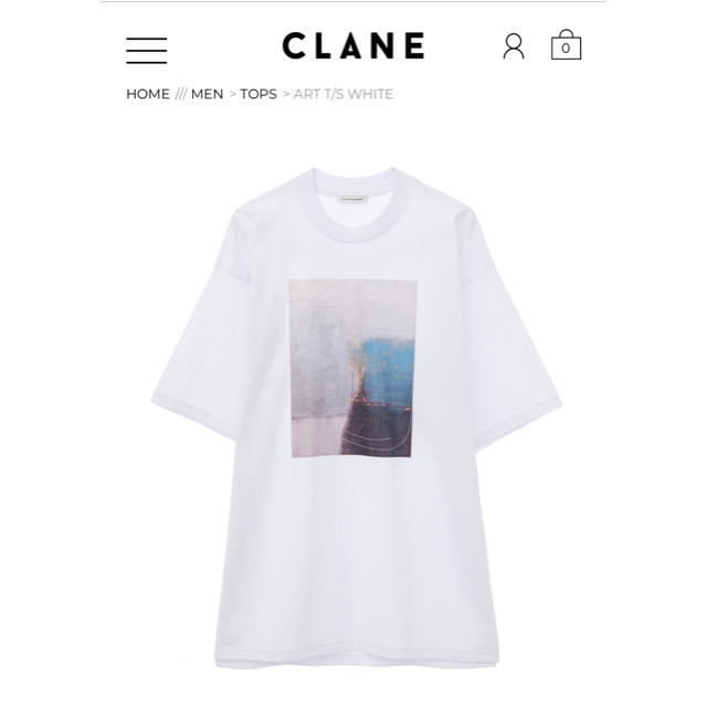 完売品  CLANE プリントTシャツ