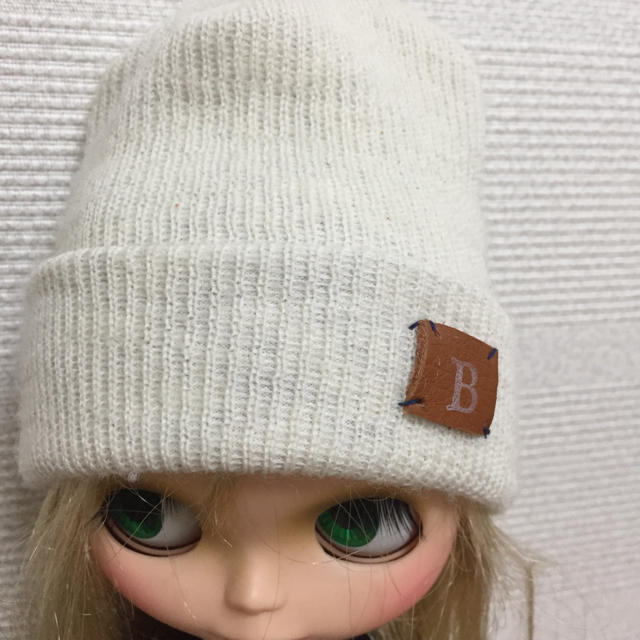 ブライスニット帽 キッズ/ベビー/マタニティのおもちゃ(ぬいぐるみ/人形)の商品写真
