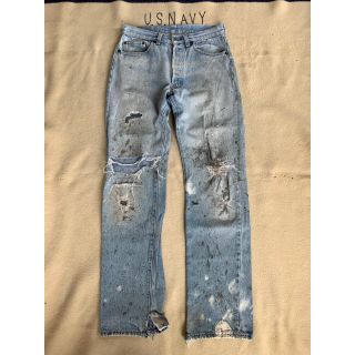 リーバイス(Levi's)の83s Levi’s 501 クラッシュ デニム ヴィンテージ USA(デニム/ジーンズ)