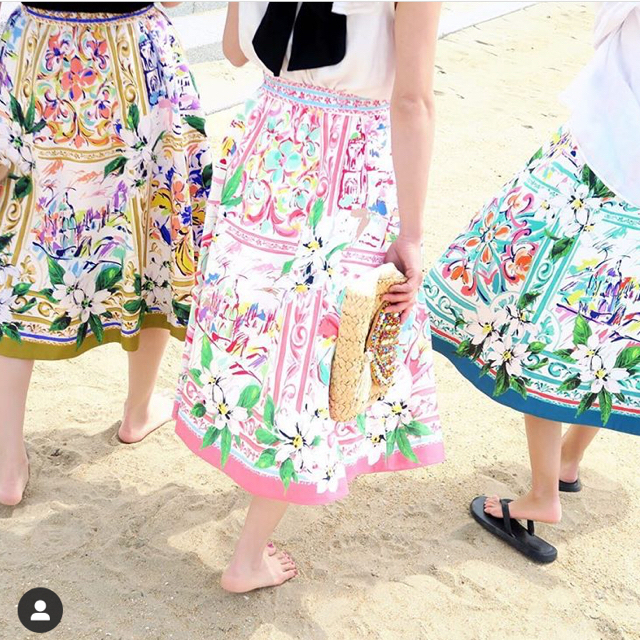 Chesty(チェスティ)のEuropean Print Skirt レディースのスカート(ひざ丈スカート)の商品写真