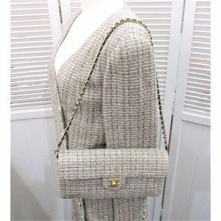 シャネル(CHANEL)の専用 希少 シャネル ツイード セットアップ ジャケット スカート バッグ◇(ノーカラージャケット)