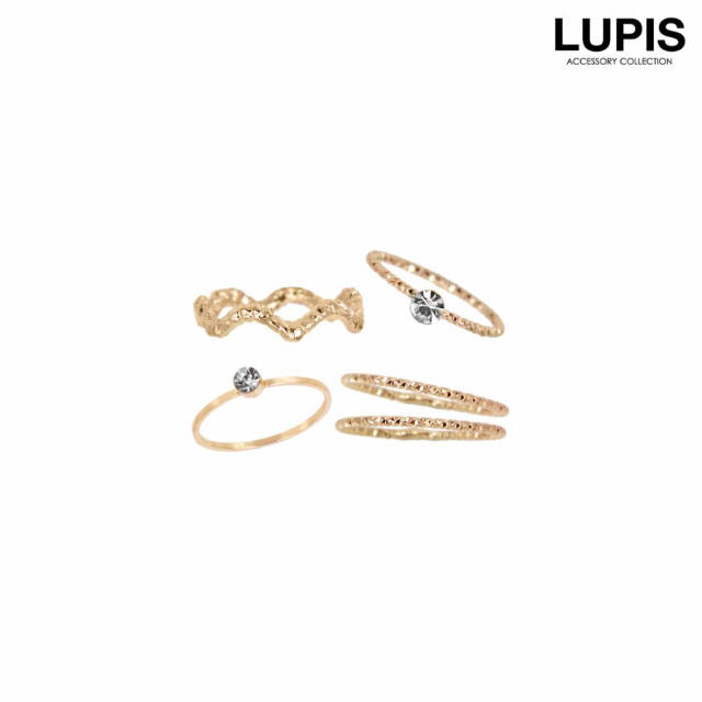 lupis リング 5本 セット レディースのアクセサリー(リング(指輪))の商品写真