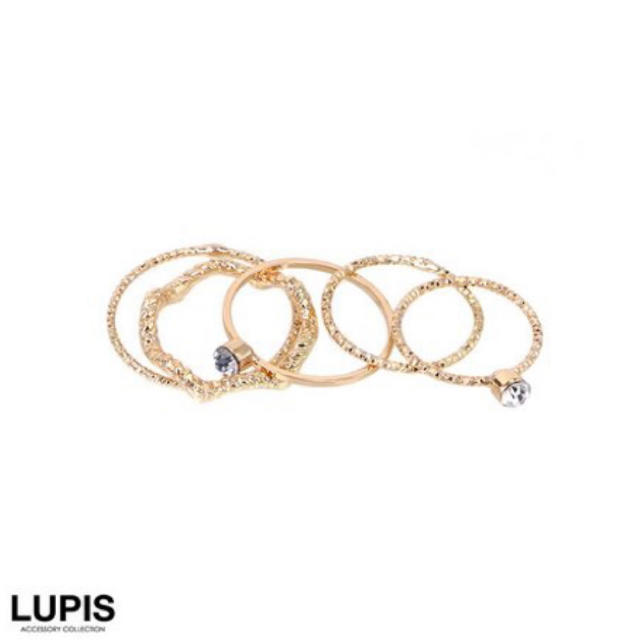 lupis リング 5本 セット レディースのアクセサリー(リング(指輪))の商品写真