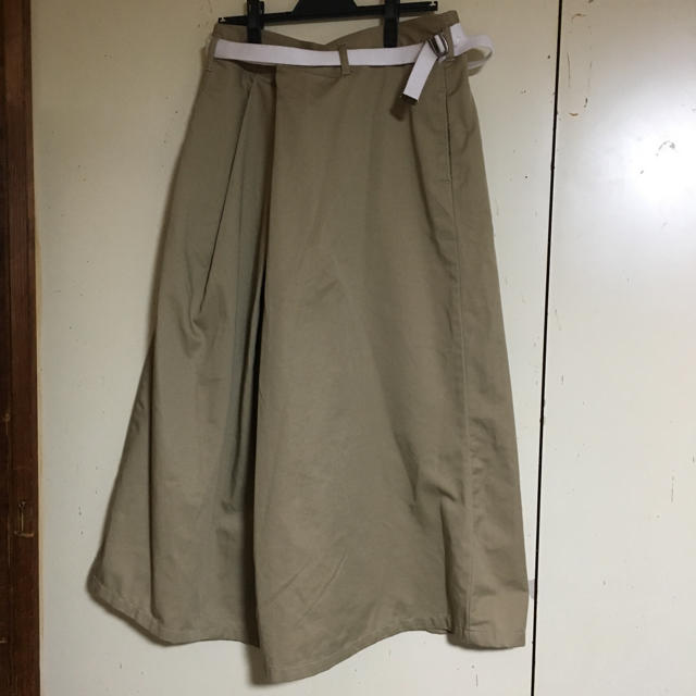 mici ベルト付きワイドラップスカート レディースのスカート(ロングスカート)の商品写真
