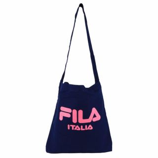 フィラ(FILA)の新品 FILA ショルダー トート ネイビー×ピンク(ショルダーバッグ)