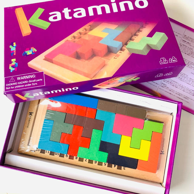 【新品】カタミノ katamino おもちゃ 知育玩具 パズル キッズ/ベビー/マタニティのおもちゃ(知育玩具)の商品写真