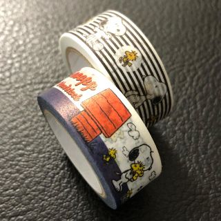 スヌーピー(SNOOPY)の新品 2個 スヌーピー マスキングテープ(テープ/マスキングテープ)