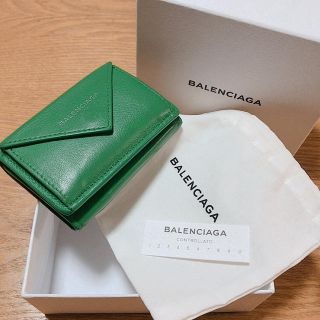 バレンシアガ(Balenciaga)のBALENCIAGA  バレンシアガ ミニ ウォレット 財布グリーン 最終値下げ(財布)