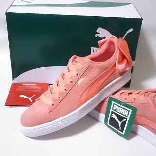 プーマ(PUMA)の
定9612円限定著名人愛用!プーマスエードBOW新品リボンスニーカーピンク

(スニーカー)